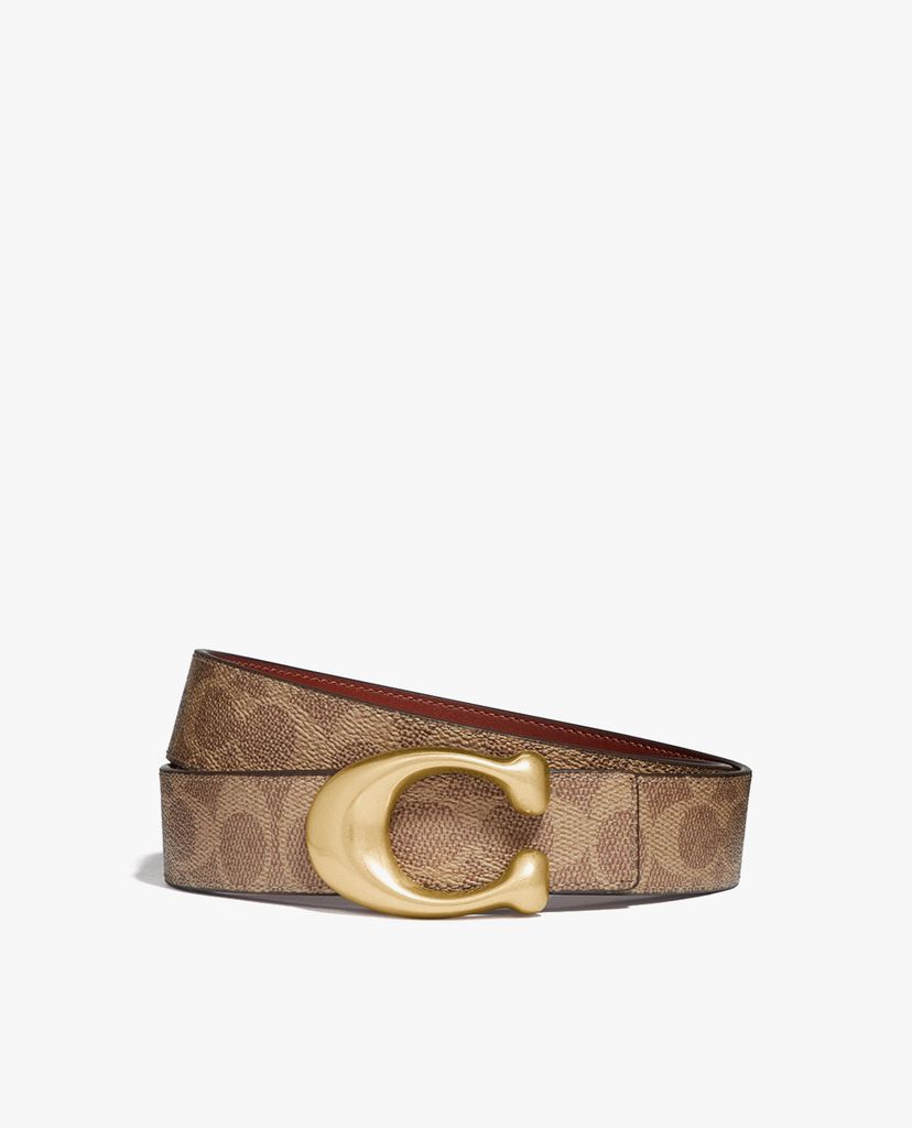 COACH - Thắt lưng nữ bản vừa Signature Buckle