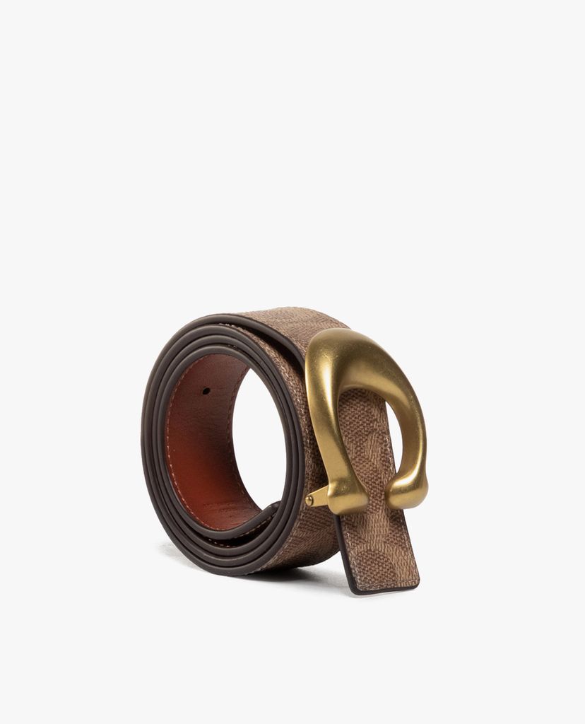 COACH - Thắt lưng nữ bản vừa Signature Buckle