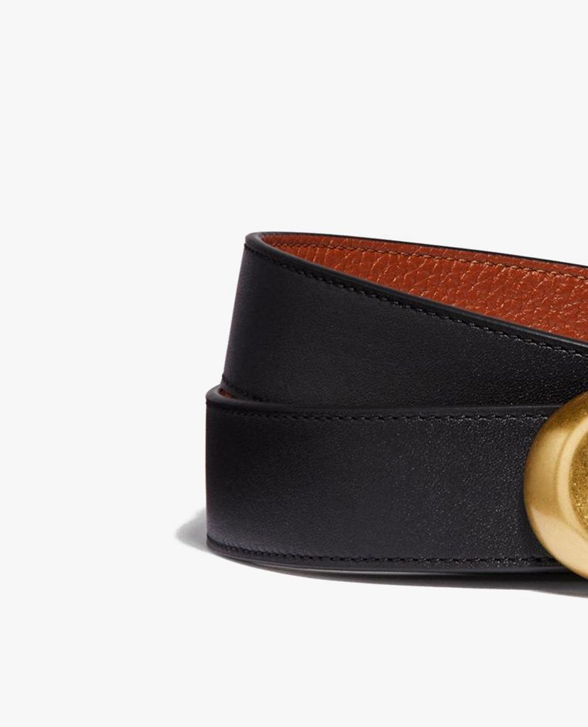 COACH - Thắt lưng nữ bản vừa Signature Buckle Reversible