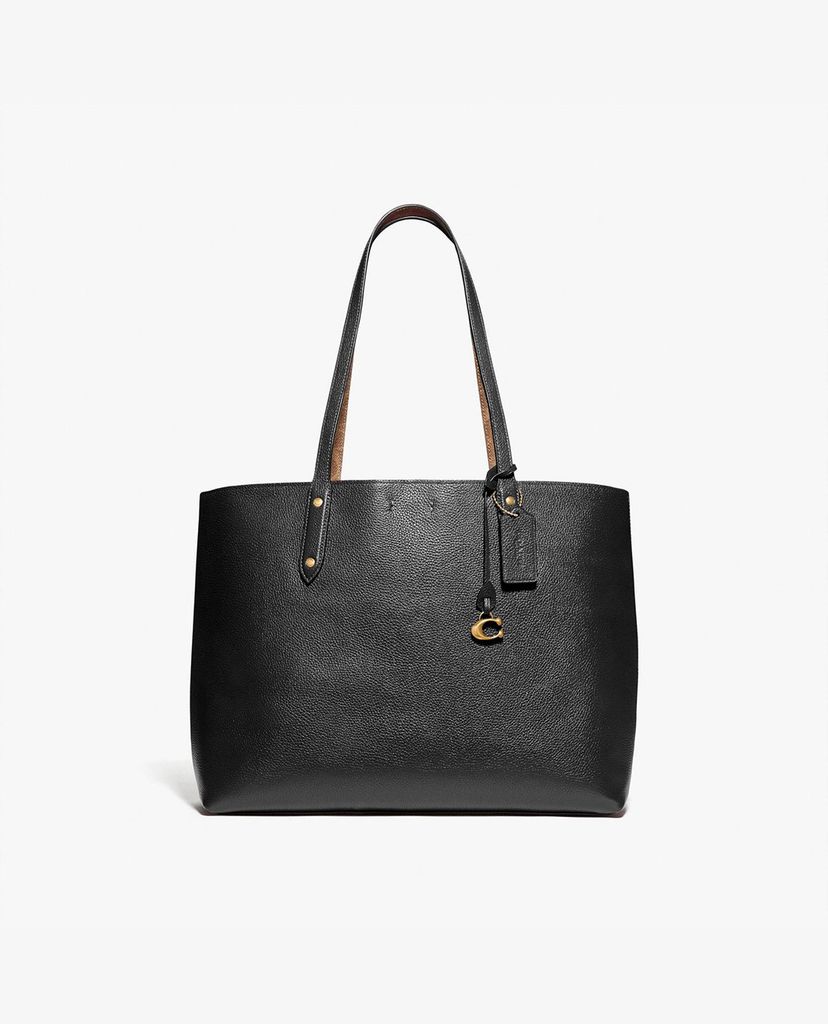 COACH - Túi đeo vai nữ chữ nhật Signature Canvas Blocking