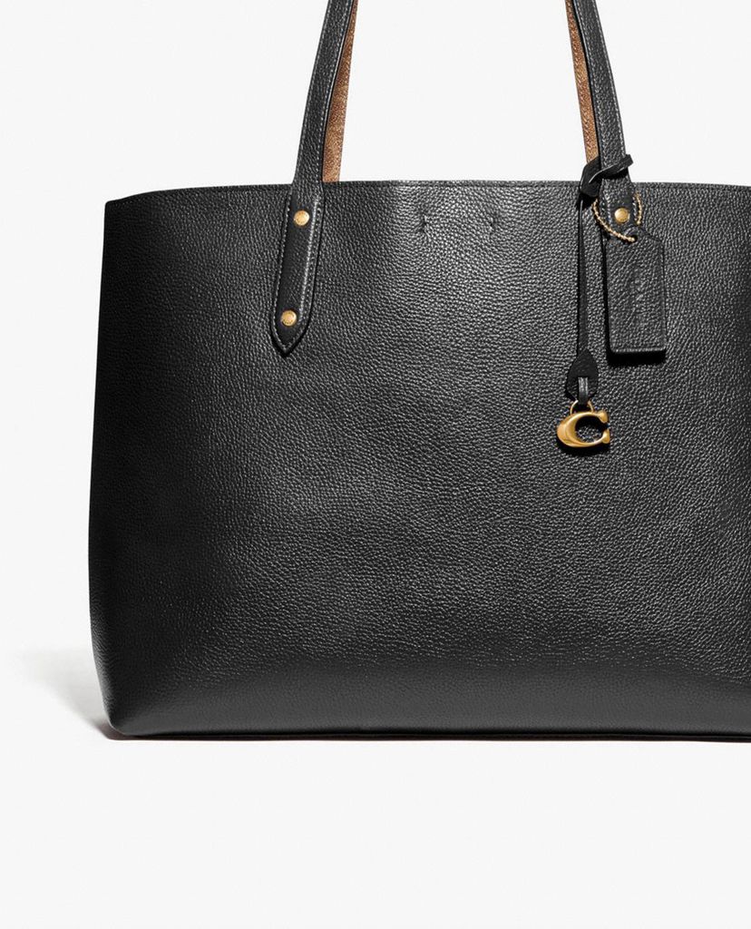 COACH - Túi đeo vai nữ chữ nhật Signature Canvas Blocking