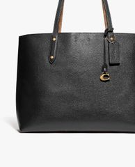 COACH - Túi đeo vai nữ chữ nhật Signature Canvas Blocking