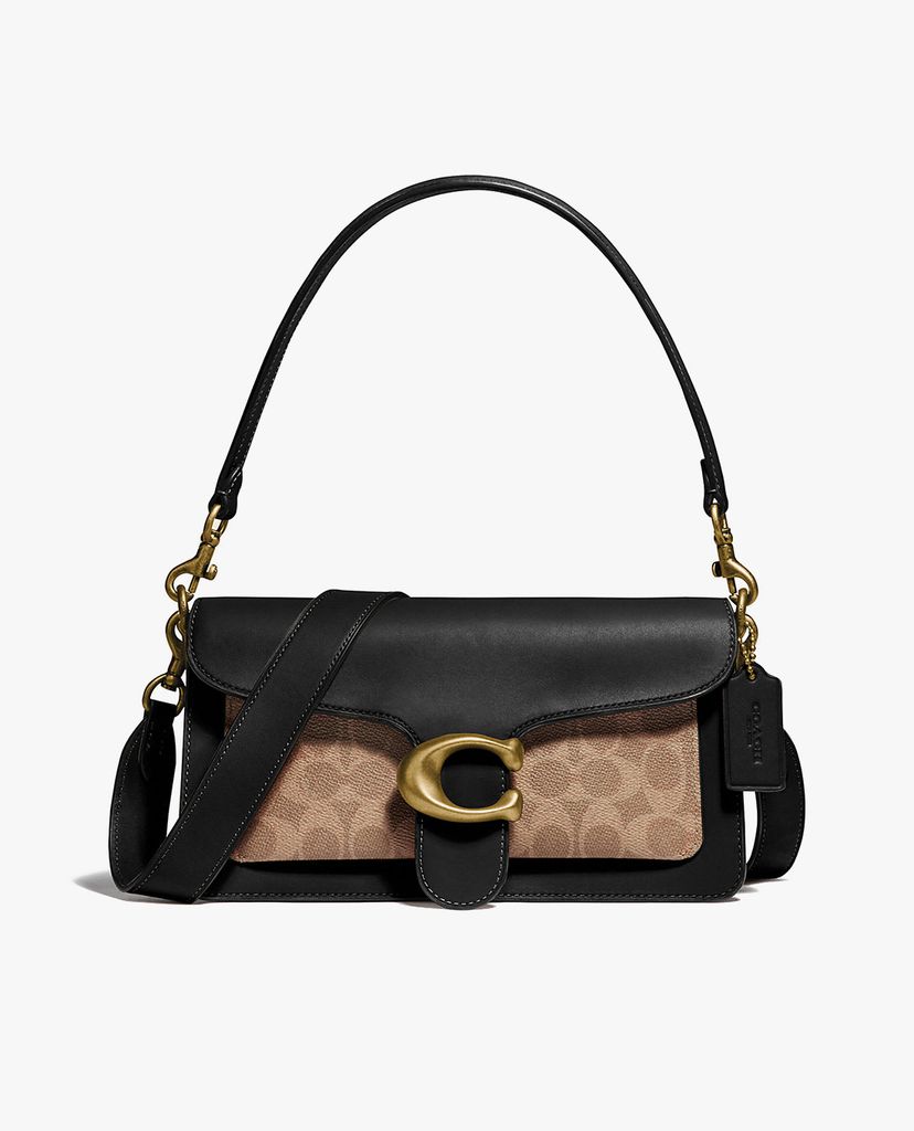 COACH - Túi đeo vai chữ nhật nắp gập Tabby 26