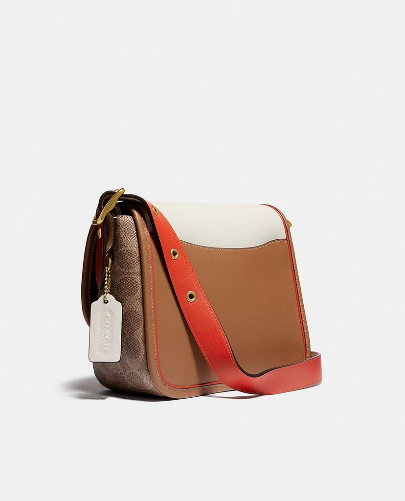 COACH - Túi đeo chéo nắp gập Rambler Crossbody In Signature Canvas