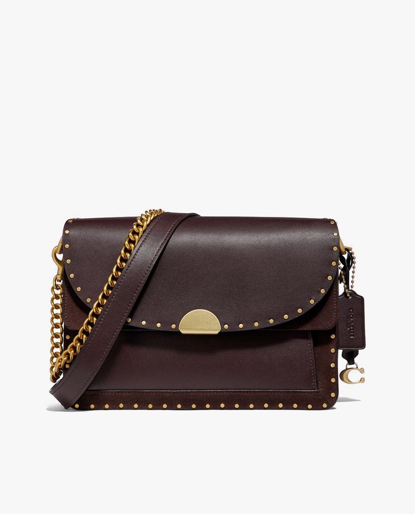 COACH - Túi đeo vai chữ nhật nắp gập Bolsa Dreamer