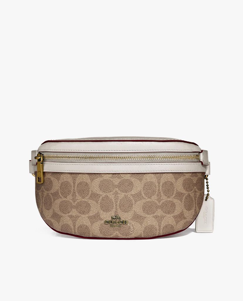 COACH - Túi bao tử nữ Signature Canvas