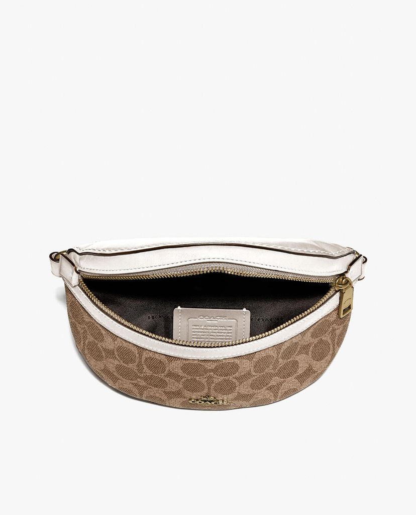 COACH - Túi bao tử nữ Signature Canvas