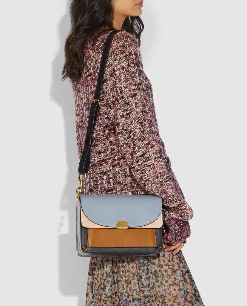 COACH - Túi đeo vai chữ nhật nắp gập Dreamer In Colorblock