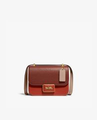 COACH - Túi đeo vai nữ nắp gập Alie 18 In Colorblock