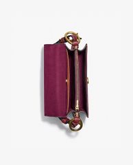 COACH - Túi đeo vai nữ nắp gập Signature Canvas