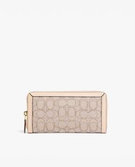 COACH - Ví nữ chữ nhật dáng dài Accordion In Signature Jacquard