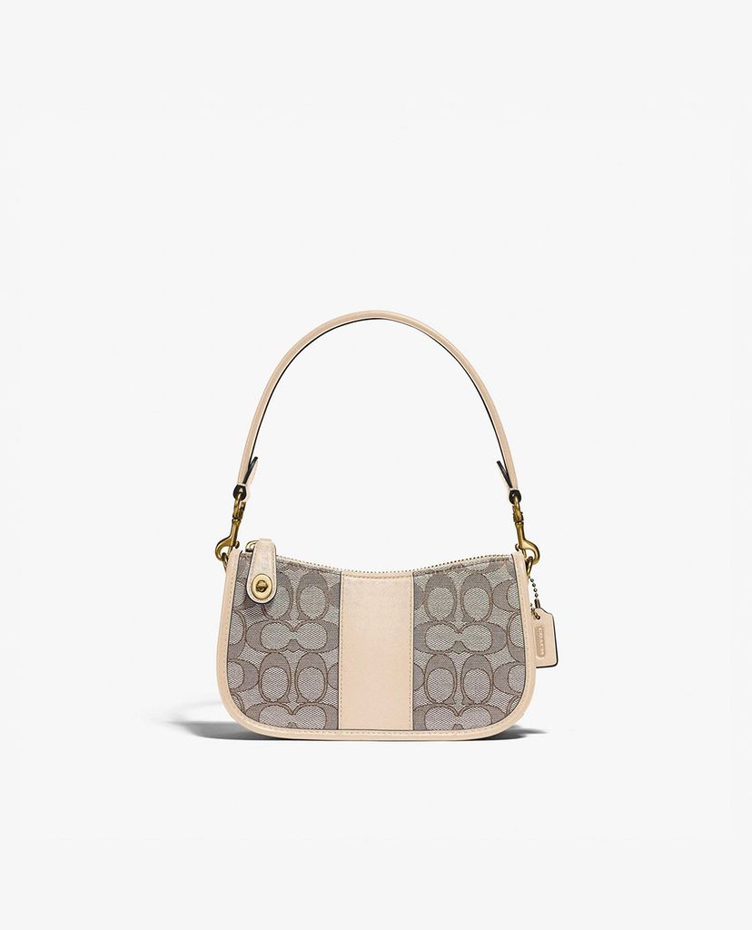 COACH - Túi đeo vai nữ Swinger 20 In Signature Jacquard