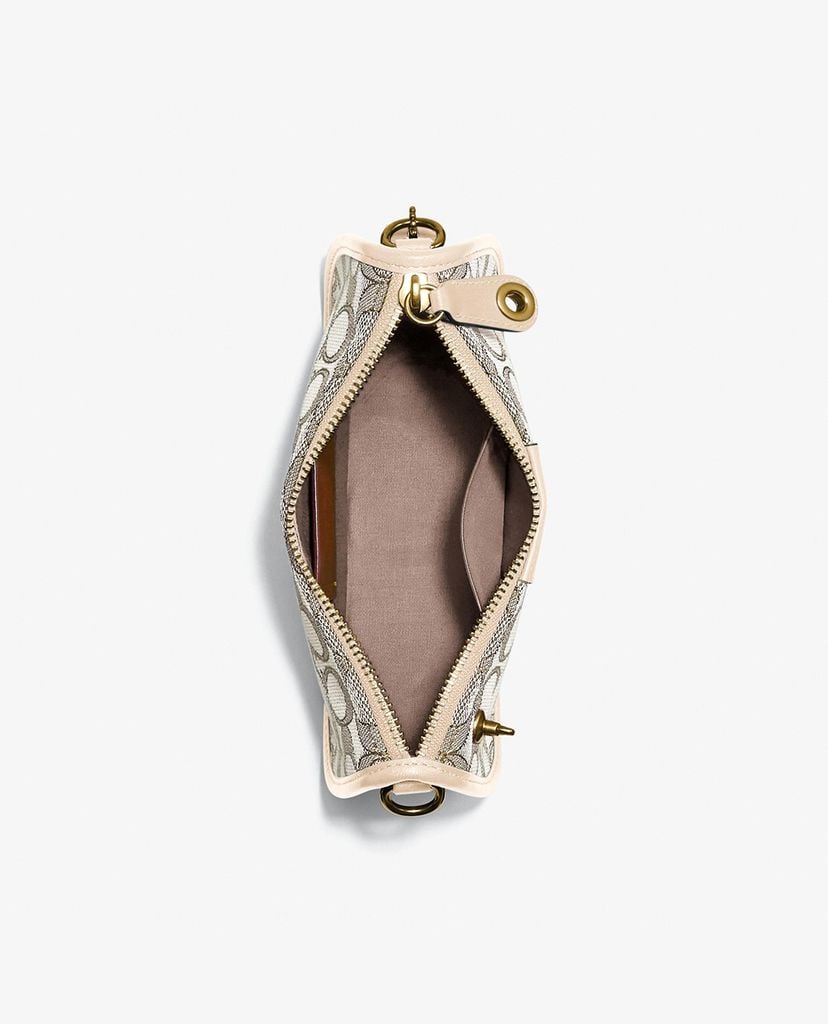 COACH - Túi đeo vai nữ Swinger 20 In Signature Jacquard