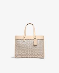 COACH - Túi đeo vai nữ chữ nhật Field 30 In Signature Jacquard