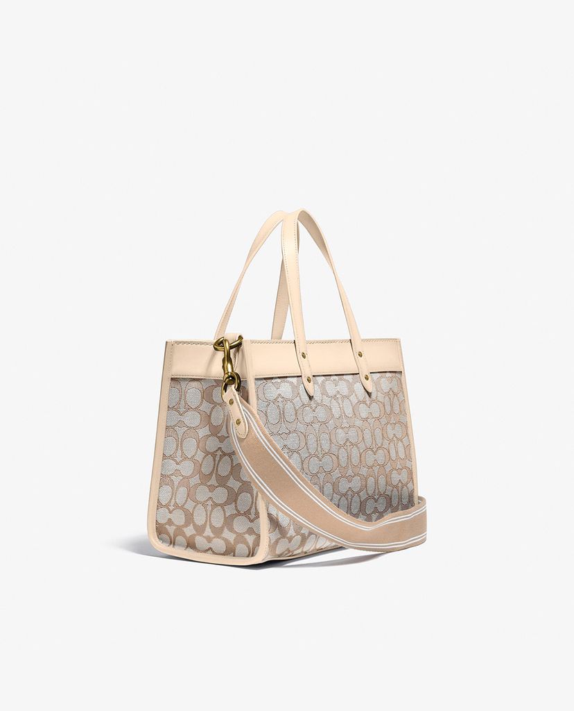 COACH - Túi đeo vai nữ chữ nhật Field 30 In Signature Jacquard