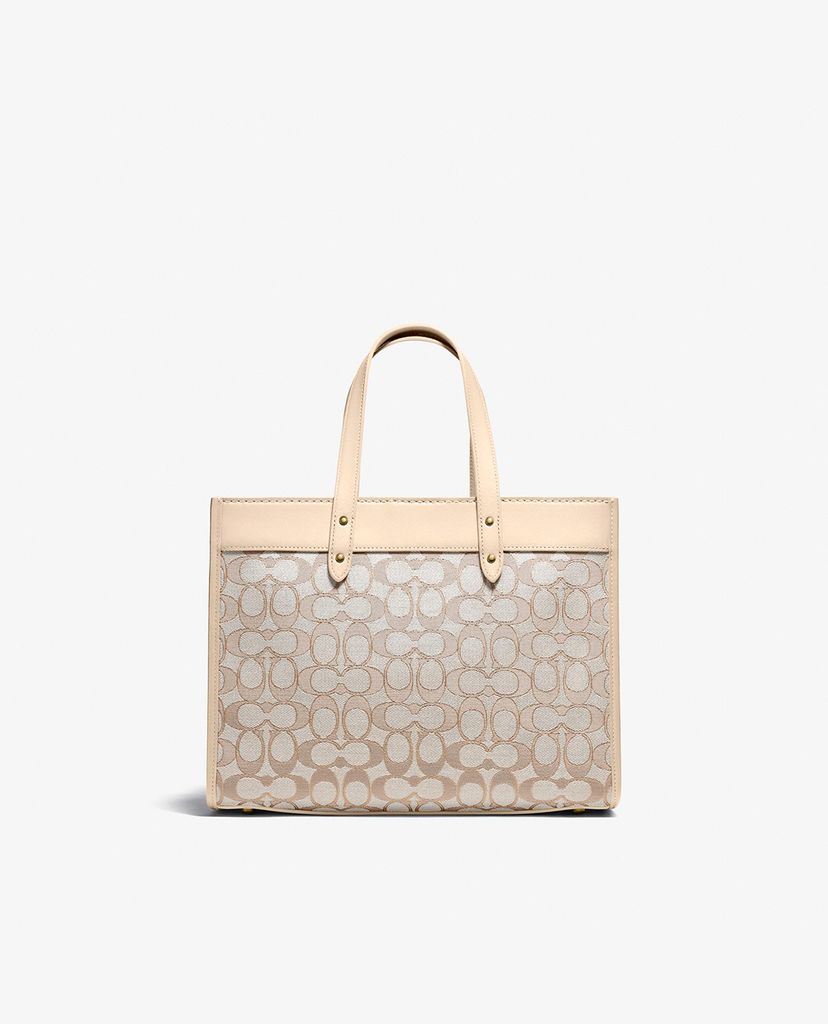 COACH - Túi đeo vai nữ chữ nhật Field 30 In Signature Jacquard