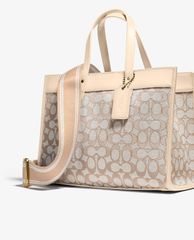 COACH - Túi đeo vai nữ chữ nhật Field 30 In Signature Jacquard