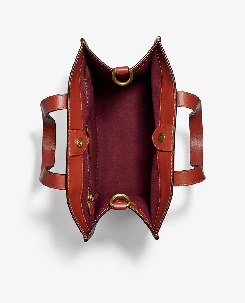COACH - Túi đeo vai nữ chữ nhật Field Tote With Horse & Carriage Print