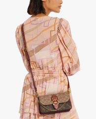 COACH - Túi đeo chéo nữ chữ nhật Beat In Signature Canvas