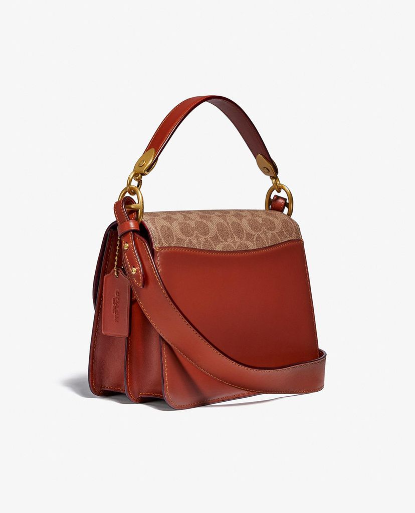 COACH - Túi đeo vai nữ chữ nhật Beat With Horse & Carriage Print