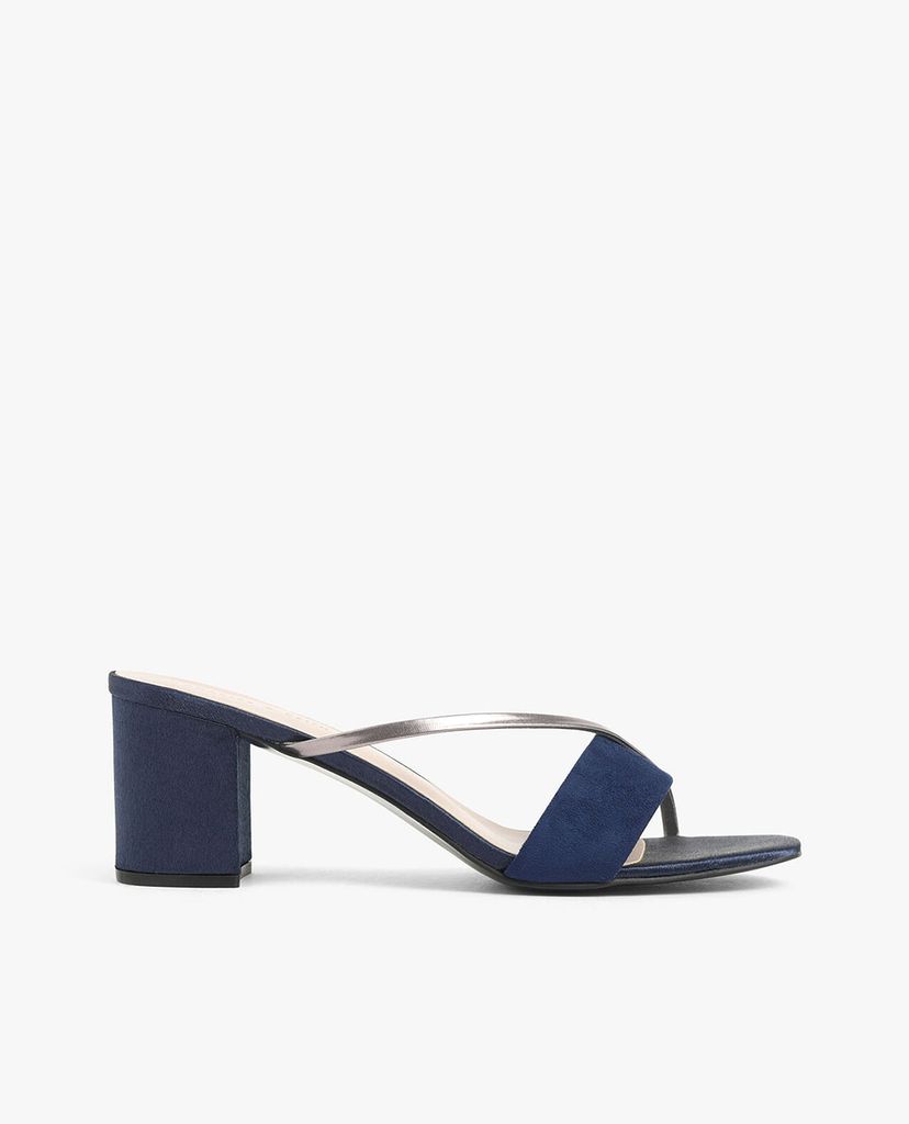 CHARLES & KEITH - Giày cao gót đế trụ Asymmetric Strap