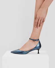 CHARLES & KEITH - Giày cao gót mũi nhọn Bronze Metallic