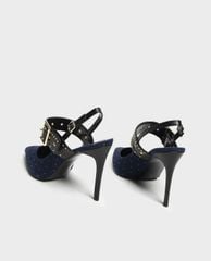 CHARLES & KEITH - Giày cao gót mũi nhọn đính hạt Studded