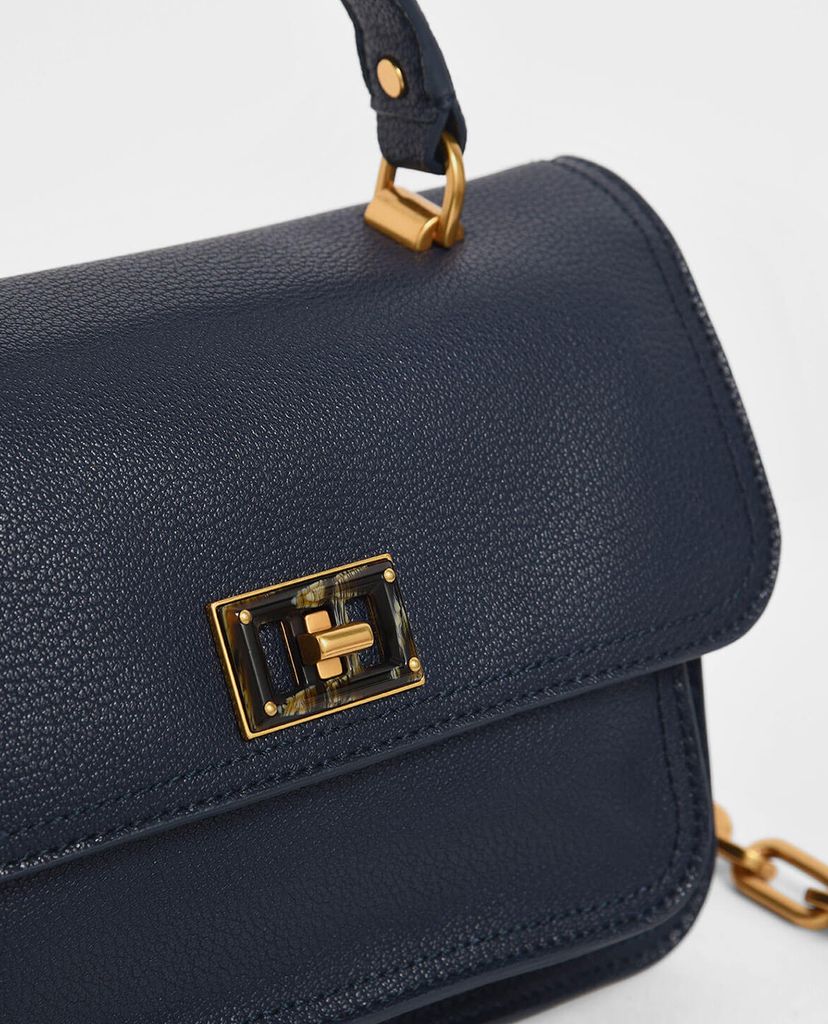 CHARLES & KEITH - Túi xách tay Resin Effect Buckle