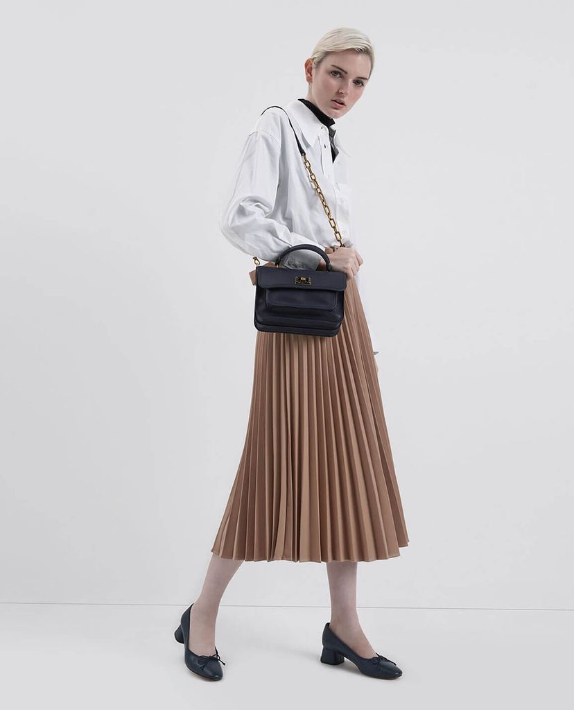 CHARLES & KEITH - Túi xách tay Resin Effect Buckle