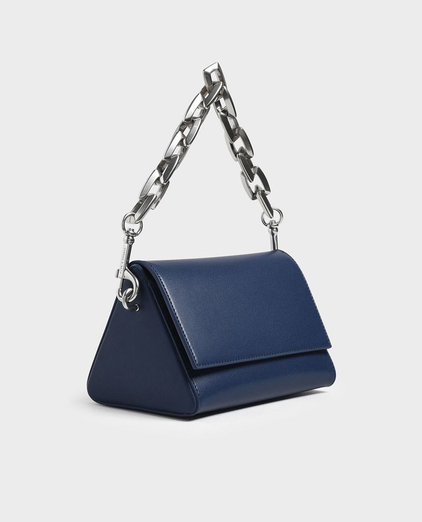 CHARLES & KEITH - Túi xách tay Chunky Chain Handle