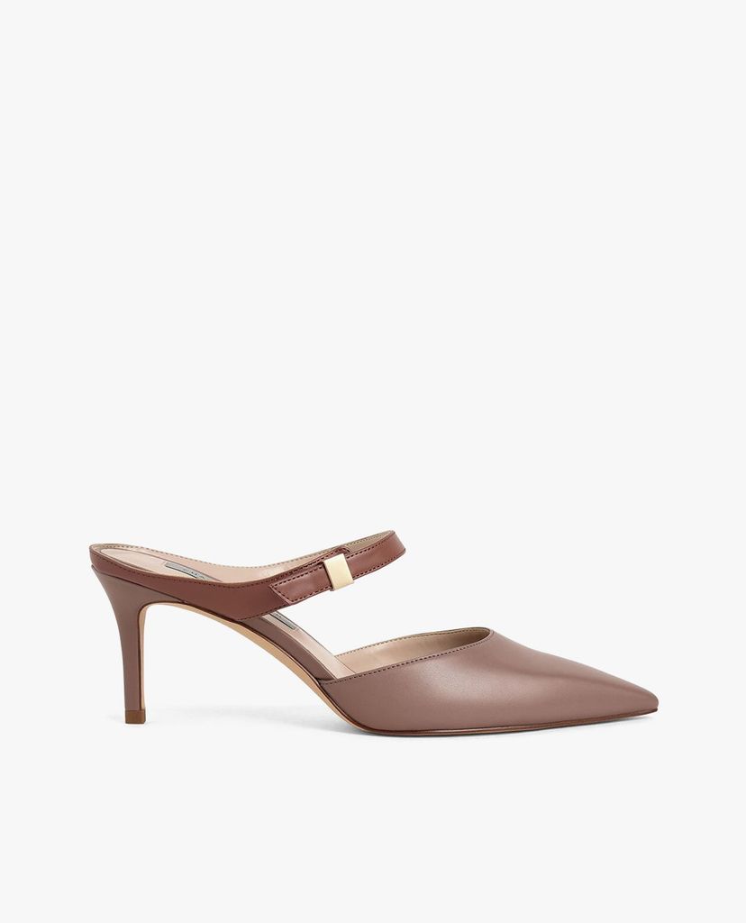 CHARLES & KEITH - Giày cao gót mũi nhọn hở gót hiện đại