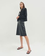 CHARLES & KEITH - Dép nữ quai ngang xếp nếp thời trang