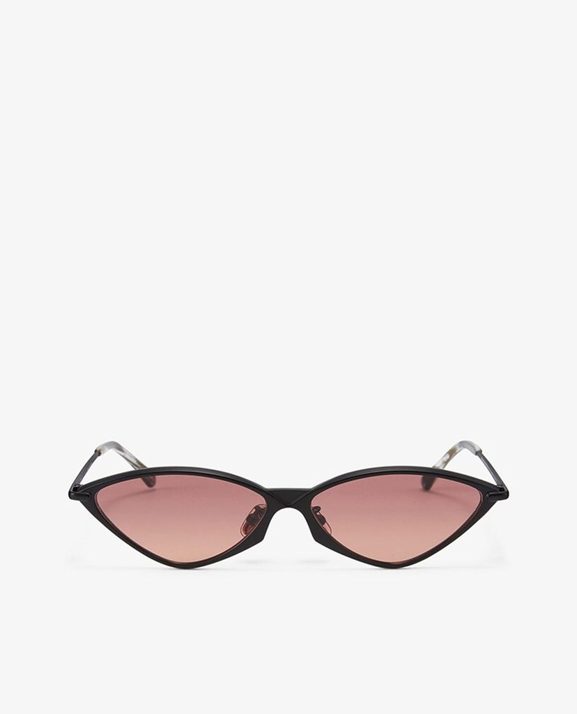 CHARLES & KEITH - Kính mát nữ gọng mắt mèo Metal Frame