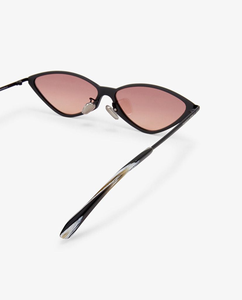 CHARLES & KEITH - Kính mát nữ gọng mắt mèo Metal Frame