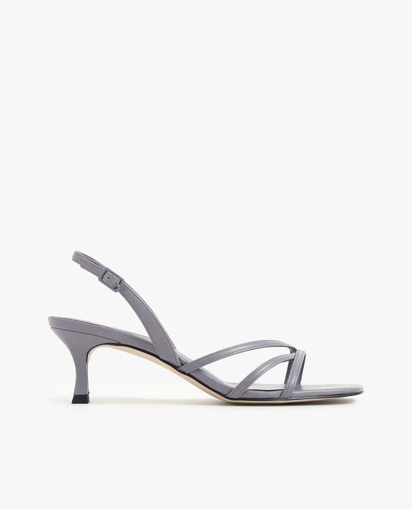 CHARLES & KEITH - Giày cao gót hở mũi Asymmetric Strappy