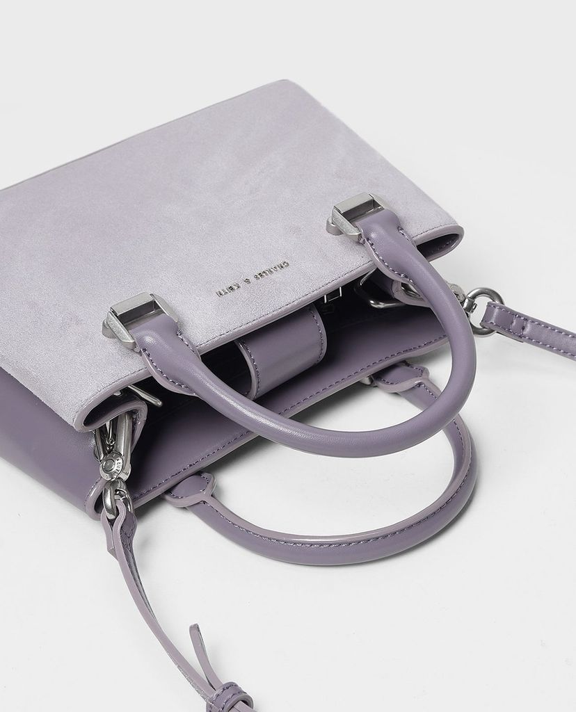 CHARLES & KEITH - Túi xách tay nữ chữ nhật Classic Top