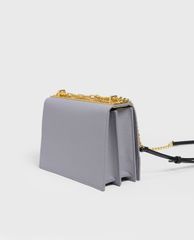 CHARLES & KEITH - Túi đeo chéo nữ chữ nhật Contrast Detail Boxy