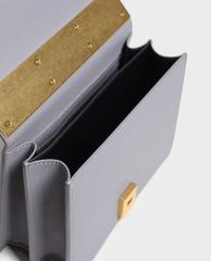 CHARLES & KEITH - Túi đeo chéo nữ chữ nhật Contrast Detail Boxy