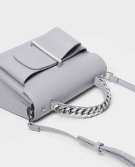 CHARLES & KEITH - Túi xách tay chữ nhật Bow Detail