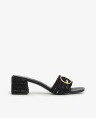 CHARLES & KEITH - Giày cao gót quai ngang đế vuông Ring Detail
