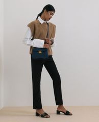CHARLES & KEITH - Giày cao gót quai ngang đế vuông Ring Detail