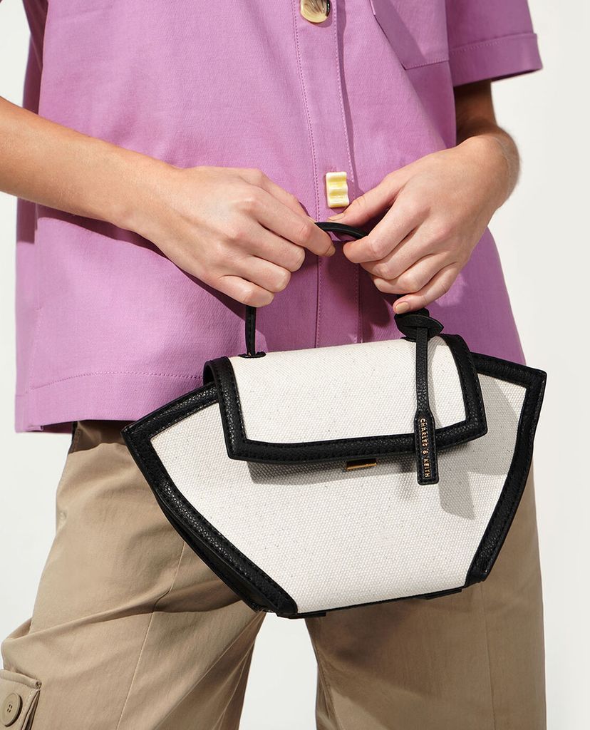 CHARLES & KEITH - Túi xách tay nữ Trapeze Top Handle