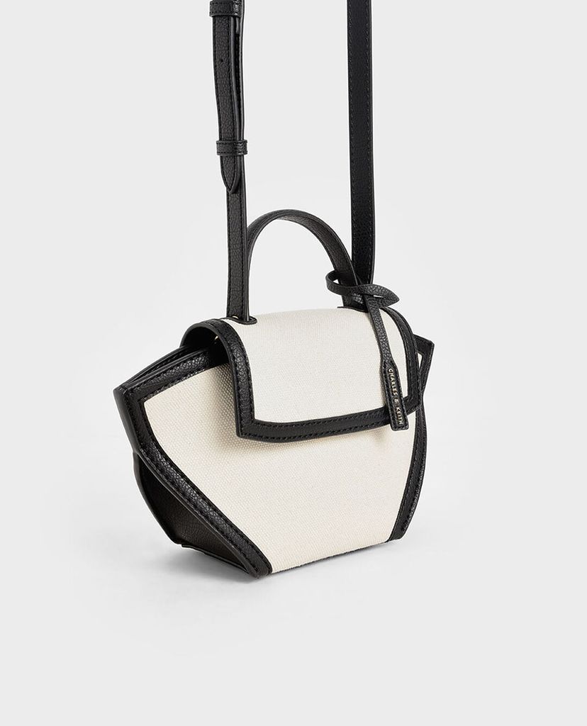 CHARLES & KEITH - Túi xách tay nữ Trapeze Top Handle