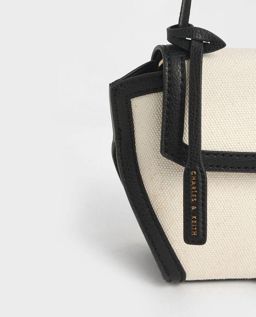 CHARLES & KEITH - Túi đeo chéo nữ đa giác Geometric