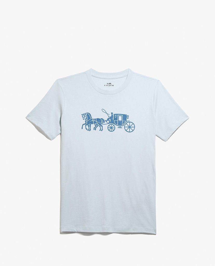 COACH - Áo thun nữ ngắn tay Horse And Carriage
