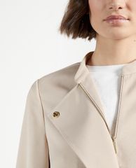TED BAKER - Áo khoác kiểu nữ cổ trụ tay dài Farica