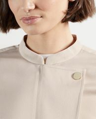 TED BAKER - Áo khoác kiểu nữ cổ trụ tay dài Farica