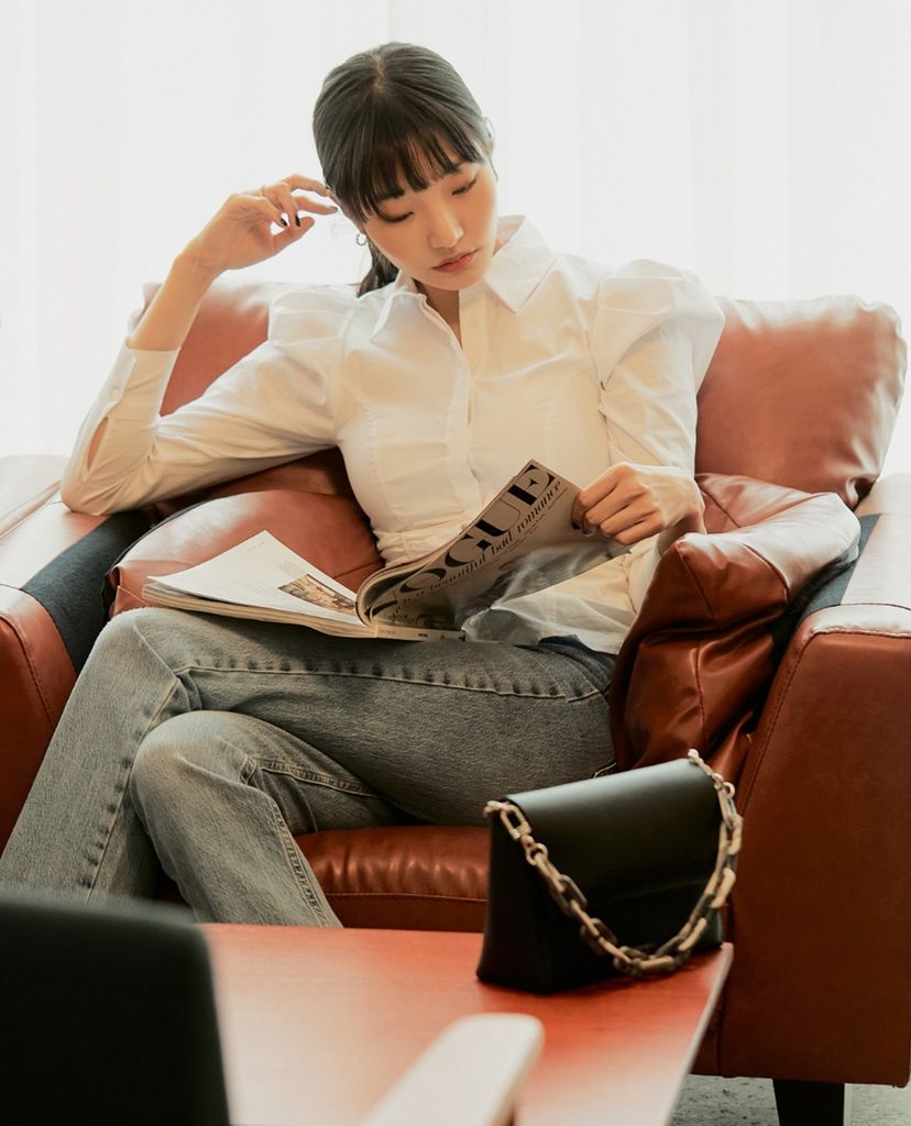 Marhen.J - Túi đeo chéo nữ nắp gập Ray