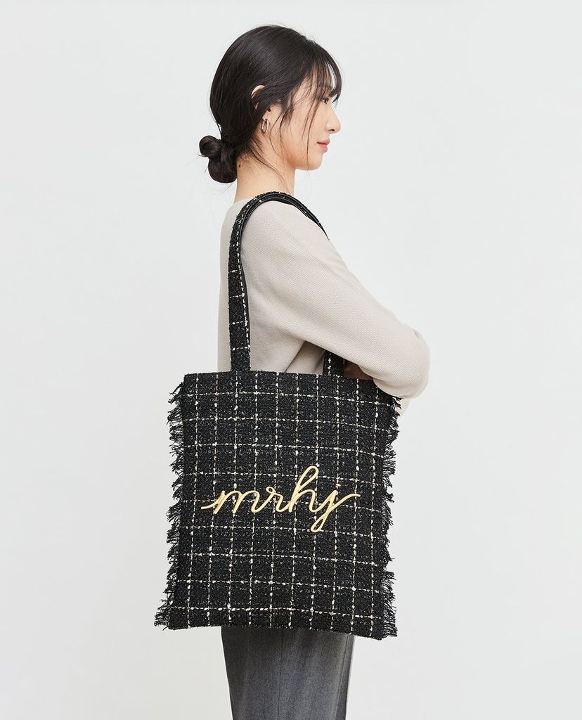 Marhen.J - Túi đeo vai nữ vải bố chữ nhật Roze