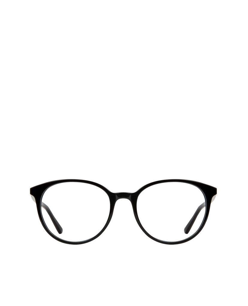 aojo - Gọng kính bo tròn cao cấp Black Glasses